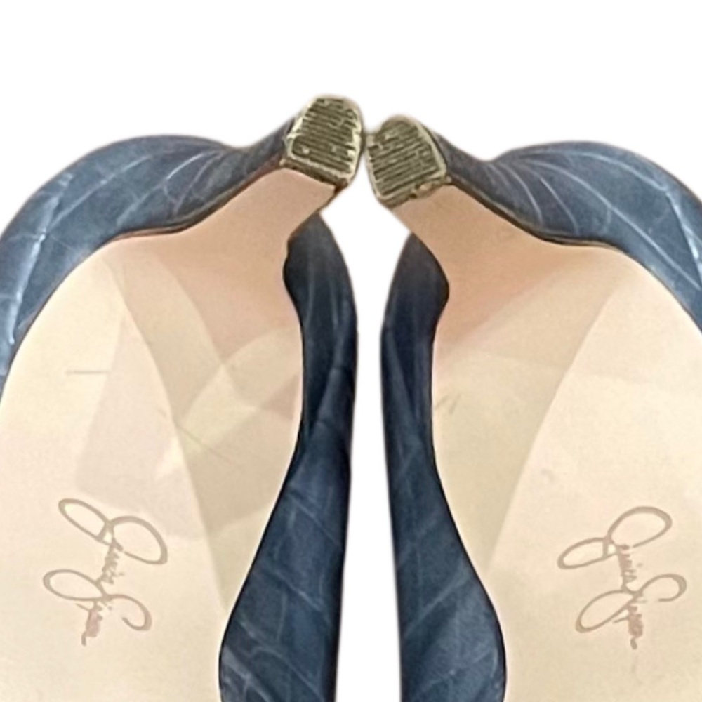 JESSICA SIMPSON Elegant Blue Heels - Picture 12 of 16